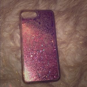 A Cute glitter phone case